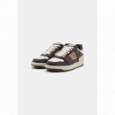 Sneaker GUESS Sava Blanco-marrón Pb