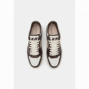 Sneaker GUESS Sava Blanco-marrón Pb