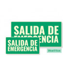 Cartel PVC Salida Emergencia 21X30