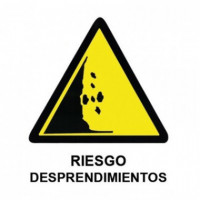 Cartel Pe Riesgo Desprendimientos 40X30
