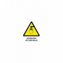 Cartel PVC Prohibido Accionar O Maniobrar 40X30