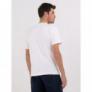 Camisetas Hombre Camiseta REPLAY de Punto con Logo Archivio