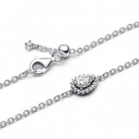 PANDORA Pulsera en Plata de Ley Halo Brillante Corte Pera​ 593001C01