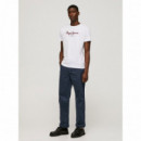 PEPE JEANS Camiseta Eggo Blanca PM508208-800