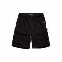 G-STAR RAW DENIM Pantalones Bermuda de Hombre G-star Rovic Dark Black