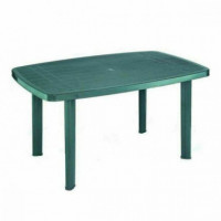 Mesa Plástica Faro Rectangular Verde 140X90N FAR036VE