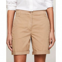 Pantalon Corto Mujer TOMMY HILFIGER Co Blend Gmd Chino Short