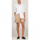 Pantalon Corto Mujer TOMMY HILFIGER Co Blend Gmd Chino Short