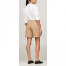 Pantalon Corto Mujer TOMMY HILFIGER Co Blend Gmd Chino Short