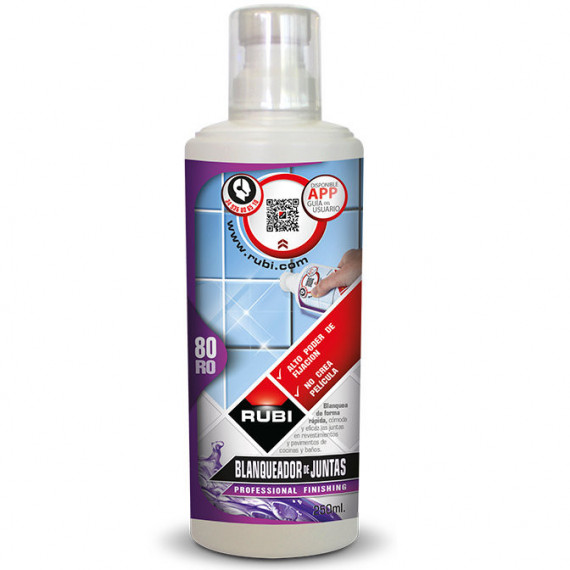 Blanqueador de Juntas Rubi RO-80 250 Ml