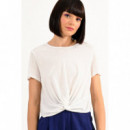 Camisetas Mujer Top LILI SIDONIO Nudo Blanco