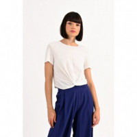 Camisetas Mujer Top LILI SIDONIO Nudo Blanco