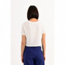 Camisetas Mujer Top LILI SIDONIO Nudo Blanco