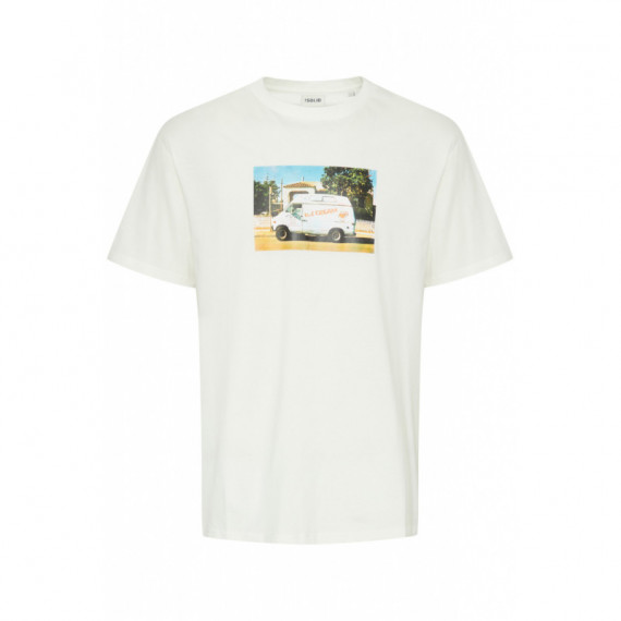 Camisetas Hombre Camiseta !SOLID Ishir Off White