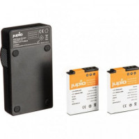 JUPIO Cargador Usb+ 2 Baterias EN-EL12