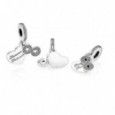 PANDORA Joyas de Amistad Joyería Charm Colgante Forever Friends 791948CZ