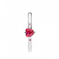 PANDORA San Valentín Joyería Anillo Corazón Circonitas Rosas y Rojas 196574CZRMX