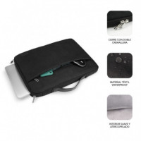 SUBBLIM Funda Ordenador Elegant Laptop Sleeve 15,6" Black