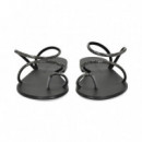 Esclava Pulsera Strass Negro  NICOLAS LAINAS