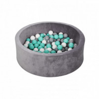 Piscina de Bolas Misti Gris/verde  MS