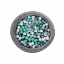 Piscina de Bolas Misti Gris/verde  MS