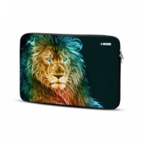 SUBBLIM Funda Ordenador Neopreno Trendy Sleeve Lion 13,3-14 - Guanxe Atlantic Marketplace