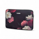 SUBBLIM Funda Ordenador Neopreno Trendy Sleeve Flowers 15.6