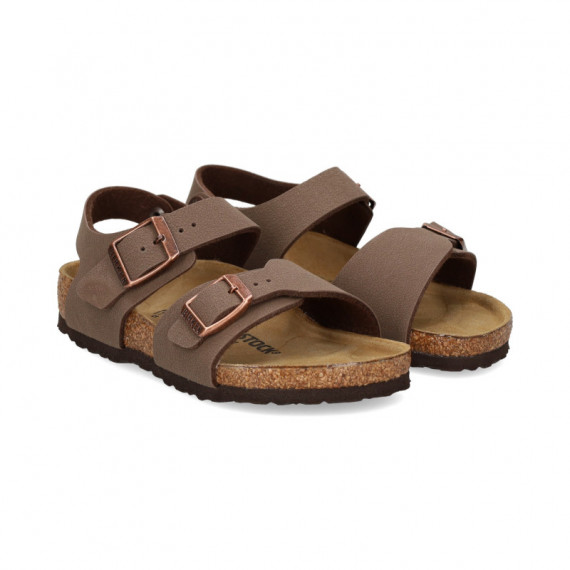 Sandalia 2 Hebillas Birko-flor N.marron  BIRKENSTOCK