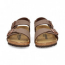 Sandalia 2 Hebillas Birko-flor N.marron  BIRKENSTOCK