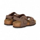 Sandalia 2 Hebillas Birko-flor N.marron  BIRKENSTOCK