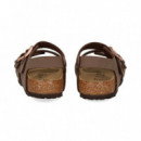 Sandalia 2 Hebillas Birko-flor N.marron  BIRKENSTOCK