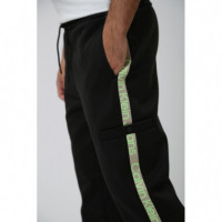 Pantalón Chándal CALVIN KLEIN Negro Relaxed Logo Pb
