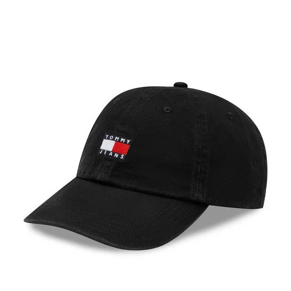 Tjm Heritage 6 Panels Cap Black  TOMMY HILFIGER