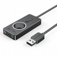 Tarjeta de Sonido VENTION Cdrbb USB 2.0/X3 Jack 3.5MM