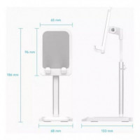 Soporte VENTION Sobremesa para Smartphone/tablet 4-12.9 White