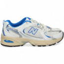 Vivo Azul Deportivo Malla Blanco  NEW BALANCE