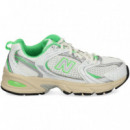 Vivo Verde Deportivo Malla Blanco  NEW BALANCE