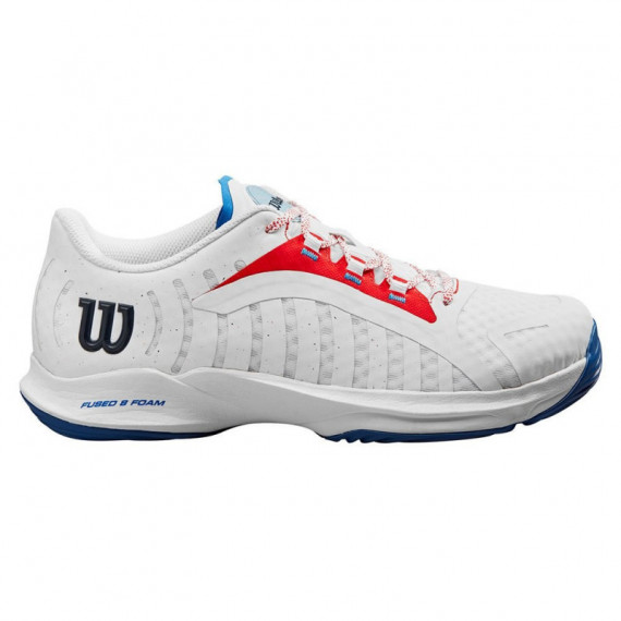 Zapatillas Wilson Hurakn Pro White Red Blue  WILSON PADEL