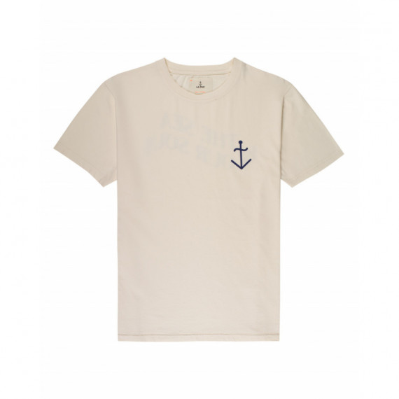 LA PAZ Camisetas Hombre Camiseta Dantas Soul Ecru