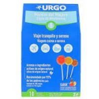 URGO Mareos del Viajero 10 Piruletas de Sabores
