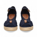 Alpargata Cruzada Cuna Media Azul  TOMMY HILFIGER