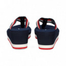 Flip Flop Plataforma Multi Azul  TOMMY HILFIGER