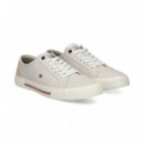 Tenis Canvas Beige  TOMMY HILFIGER
