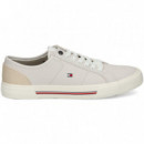 Tenis Canvas Beige  TOMMY HILFIGER
