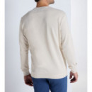 Sudadera Bendorff blanco crema logo bordado PB