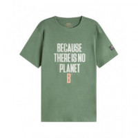 Camisetas Hombre Camiseta de Hombre ECOALF Mina Verde