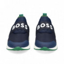 Deportivo Elastico Boss Malla Azul  HUGO