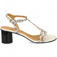 Sandalia Bebe Print Beige  AUDLEY