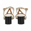 Sandalia Bebe Print Beige  AUDLEY