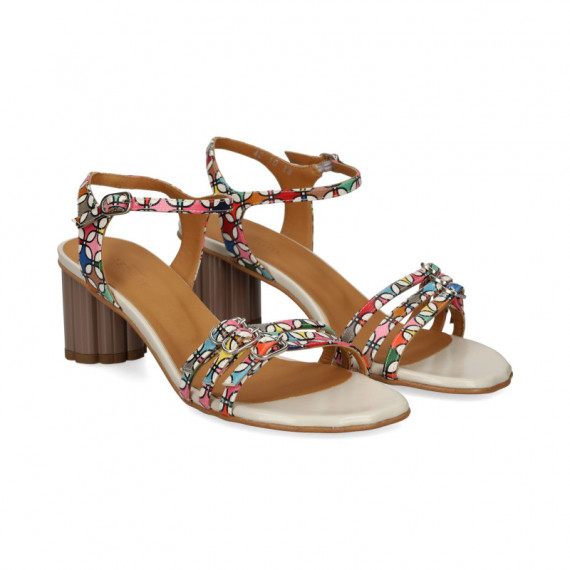 Sandalia 3 Hebillas Print Multicolor  AUDLEY